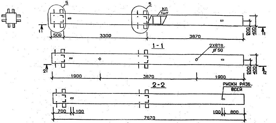 Колонна 2КБ 33.77-4-с Серия 1.020.1-2с/89