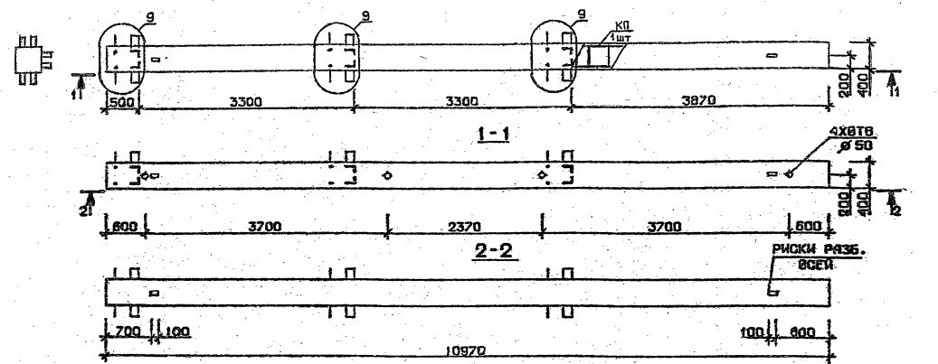 Колонна 3КБ 33.110-4 Серия 1.020.1-2с/89